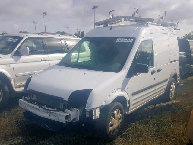 NM0LS7CN3DT150662 - 2013 FORD TRANSIT CO WHITE photo 2