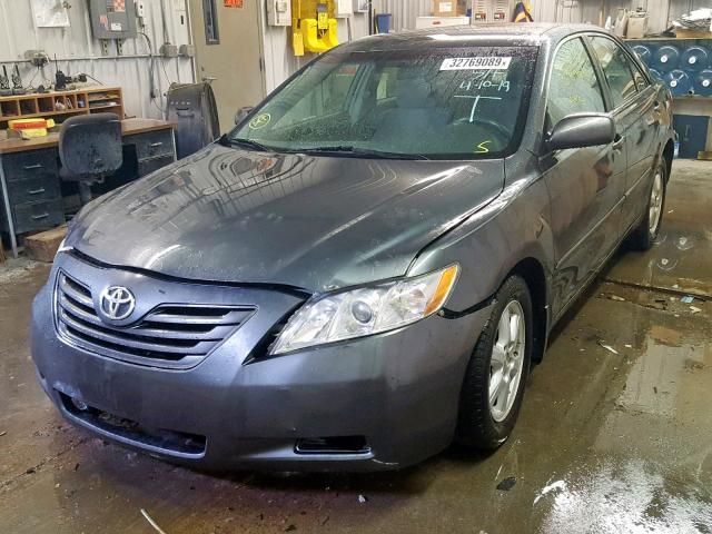 4T1BE46K89U819527 - 2009 TOYOTA CAMRY BASE CHARCOAL photo 2