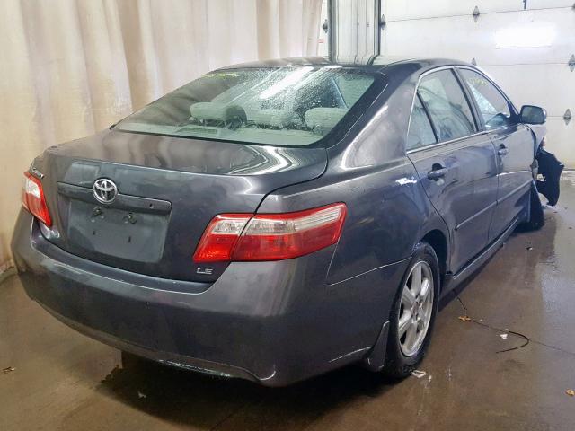 4T1BE46K89U819527 - 2009 TOYOTA CAMRY BASE CHARCOAL photo 4