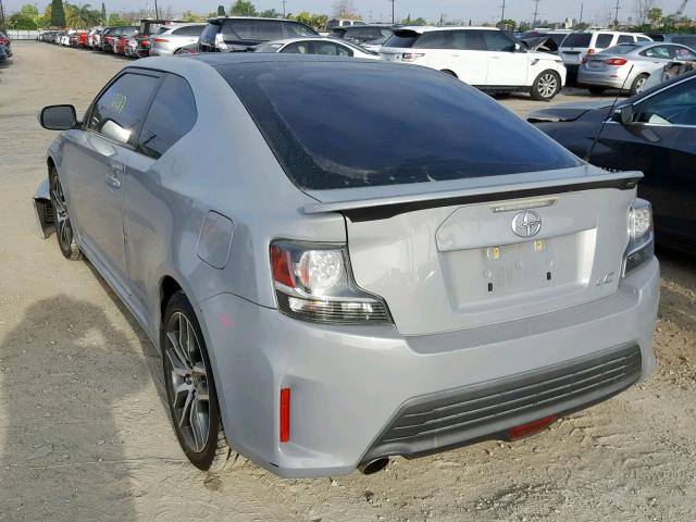 JTKJF5C70E3080603 - 2014 TOYOTA SCION TC GRAY photo 3