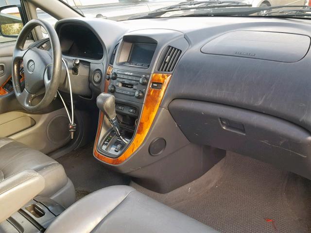 JT6HF10U2X0088044 - 1999 LEXUS RX 300 BLACK photo 9