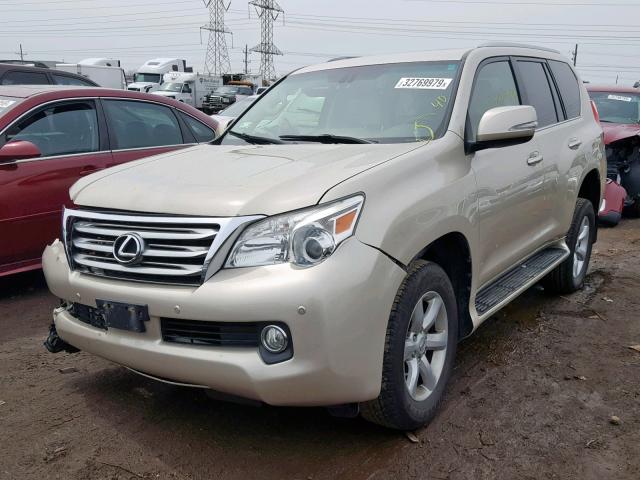 JTJBM7FX2A5016602 - 2010 LEXUS GX BEIGE photo 2