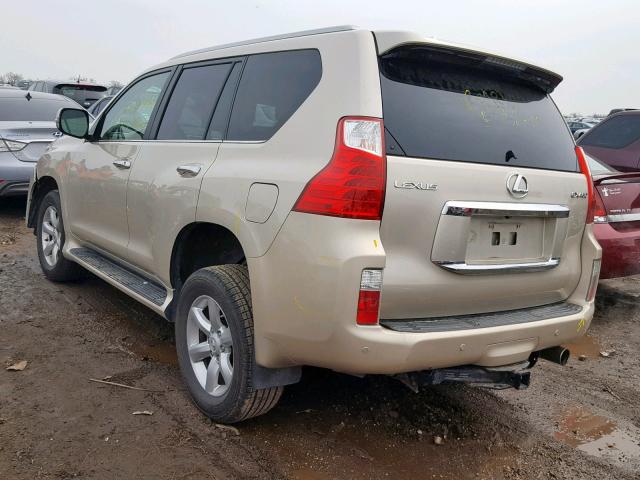 JTJBM7FX2A5016602 - 2010 LEXUS GX BEIGE photo 3