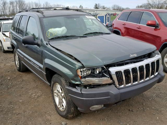 1J4GW48N83C580695 - 2003 JEEP GRAND CHER GREEN photo 1