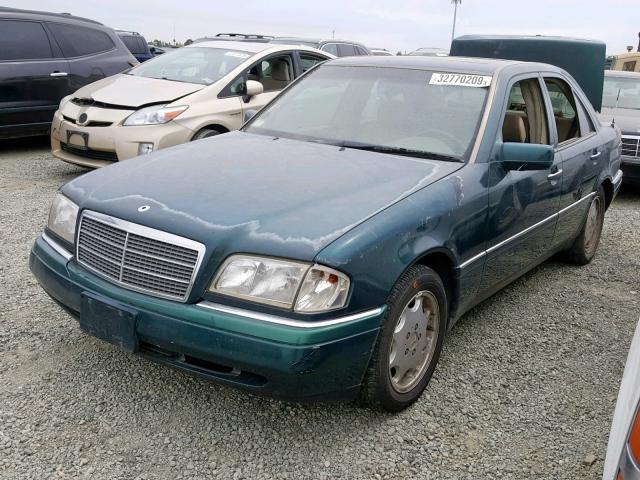 WDBHA28E6VF603372 - 1997 MERCEDES-BENZ C 280 GREEN photo 2