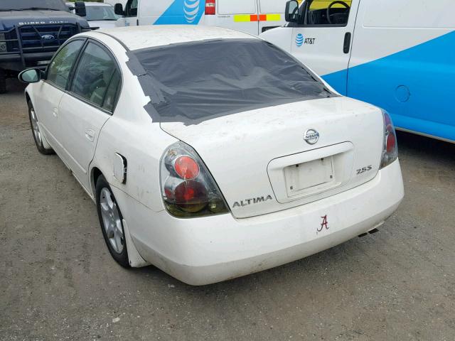 1N4AL11D75C350336 - 2005 NISSAN ALTIMA S WHITE photo 3