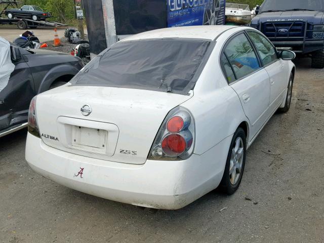 1N4AL11D75C350336 - 2005 NISSAN ALTIMA S WHITE photo 4