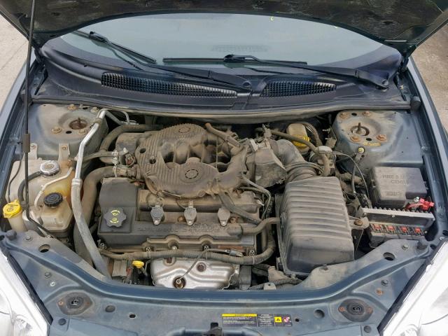 1C3EL56R86N125439 - 2006 CHRYSLER SEBRING TO BLUE photo 7