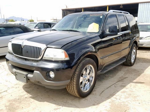 5LMEU68H73ZJ30700 - 2003 LINCOLN AVIATOR შავი ფოტო 2