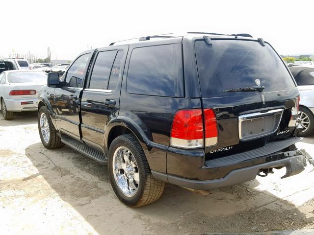 5LMEU68H73ZJ30700 - 2003 LINCOLN AVIATOR შავი ფოტო 3