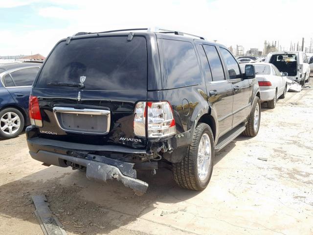 5LMEU68H73ZJ30700 - 2003 LINCOLN AVIATOR შავი ფოტო 4
