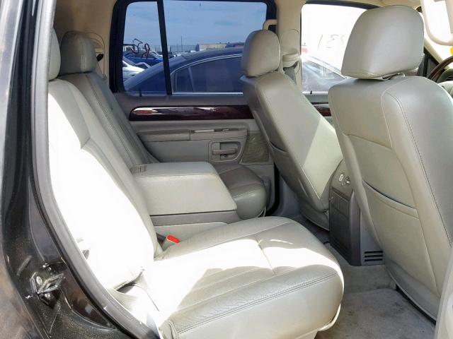 5LMEU68H73ZJ30700 - 2003 LINCOLN AVIATOR შავი ფოტო 6