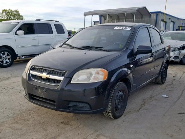 KL1TD56668B107121 - 2008 CHEVROLET AVEO BASE Қара фото 2