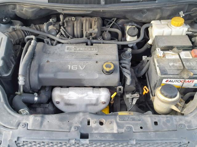 KL1TD56668B107121 - 2008 CHEVROLET AVEO BASE Қара фото 7