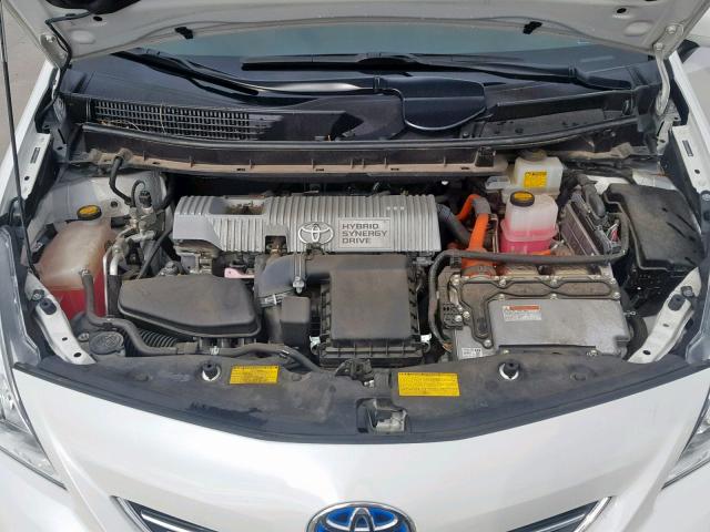 JTDZN3EU9C3144784 - 2012 TOYOTA PRIUS V WHITE photo 7