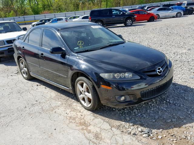 1YVHP80D665M46594 - 2006 MAZDA 6 S BLACK photo 1