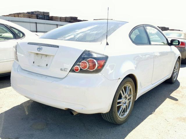 JTKDE167080268063 - 2008 TOYOTA SCION TC თეთრი ფოტო 4