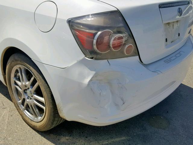 JTKDE167080268063 - 2008 TOYOTA SCION TC თეთრი ფოტო 9