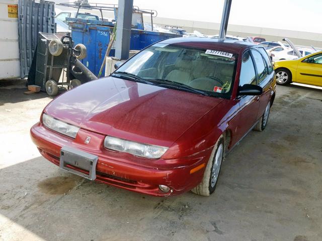 1G8ZK8278XZ104827 - 1999 SATURN SW2 RED photo 2