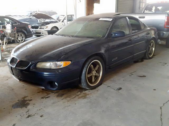1G2WR52122F235667 - 2002 PONTIAC GRAND PRIX BLUE photo 2