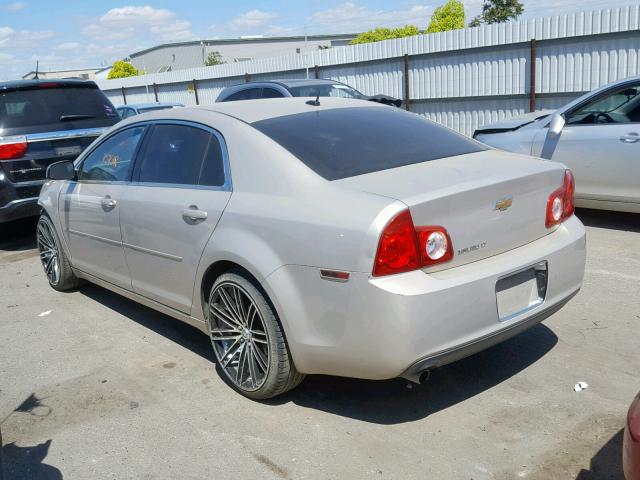 1G1ZC5EB8AF125860 - 2010 CHEVROLET MALIBU 1LT TAN photo 3