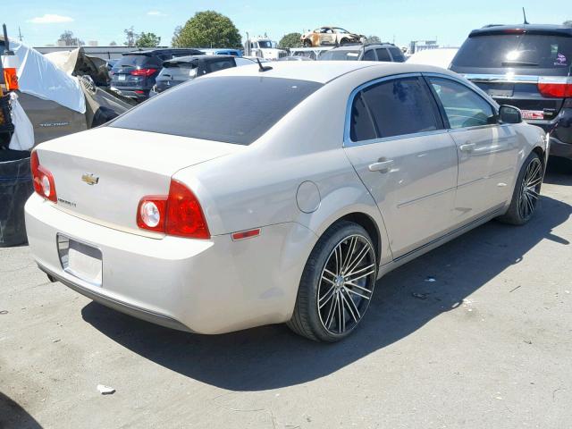 1G1ZC5EB8AF125860 - 2010 CHEVROLET MALIBU 1LT TAN photo 4