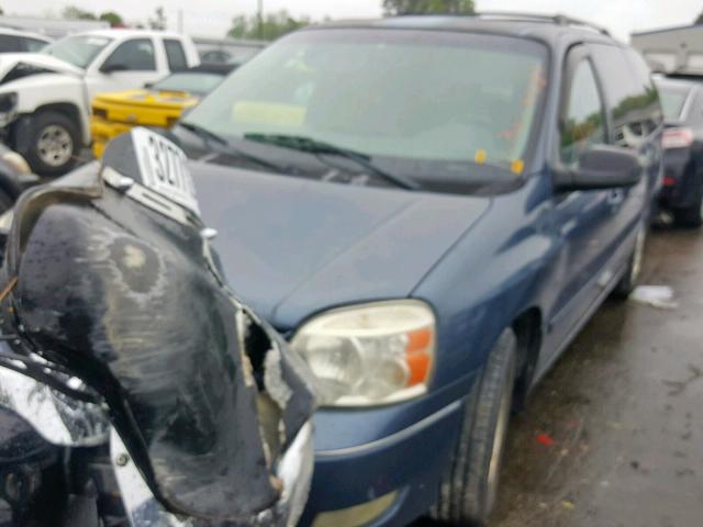 2FMZA52216BA12791 - 2006 FORD FREESTAR S BLUE photo 2