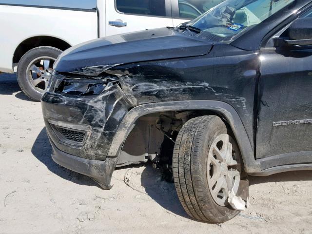 3C4NJCAB7JT500519 - 2018 JEEP COMPASS SP 黑色 照片 9