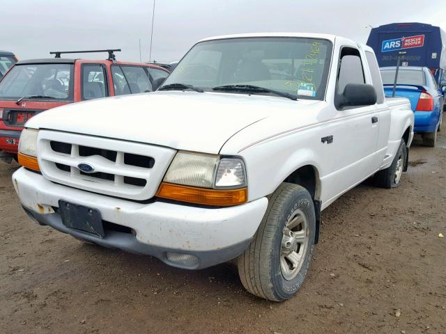 1FTYR14V9YPA45736 - 2000 FORD RANGER SUP WHITE photo 2