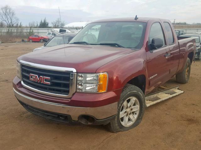 2GTEK19J381261933 - 2008 GMC SIERRA K15 MAROON photo 2