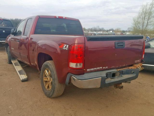 2GTEK19J381261933 - 2008 GMC SIERRA K15 MAROON photo 3