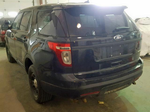 1FM5K8AT3FGA56971 - 2015 FORD EXPLORER P BLACK photo 3