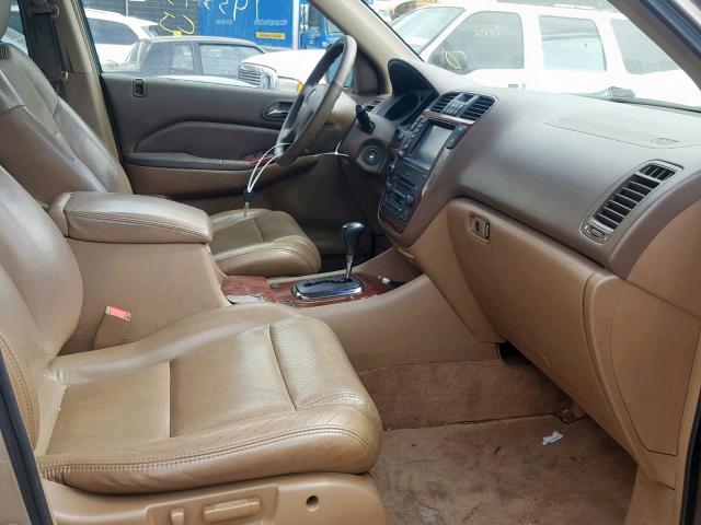 2HNYD18863H552927 - 2003 ACURA MDX TOURIN GOLD photo 5