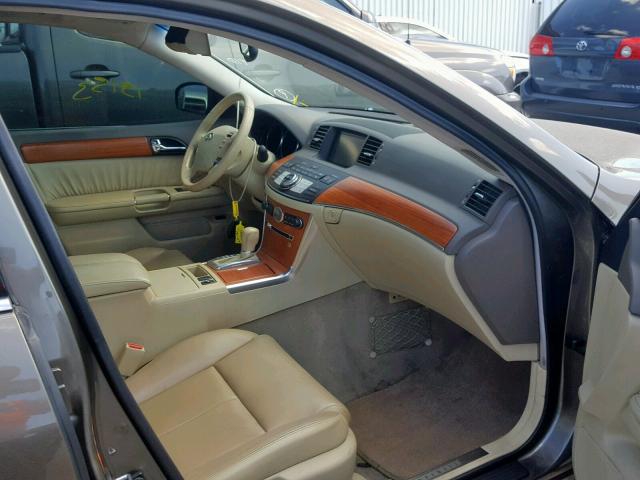 JNKAY01E16M102544 - 2006 INFINITI M35 BASE BROWN photo 5