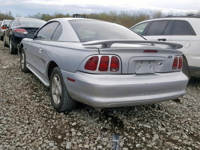 1FAFP42X2WF267854 - 1998 FORD MUSTANG GT SILVER photo 3