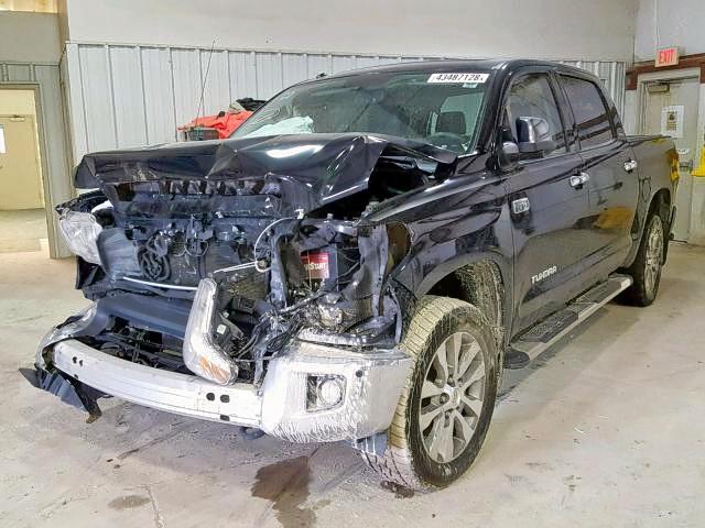 5TFHW5F13FX420253 - 2015 TOYOTA TUNDRA CRE BLACK photo 2