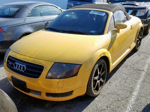 TRUUT28N431004061 - 2003 AUDI TT QUATTRO YELLOW photo 2