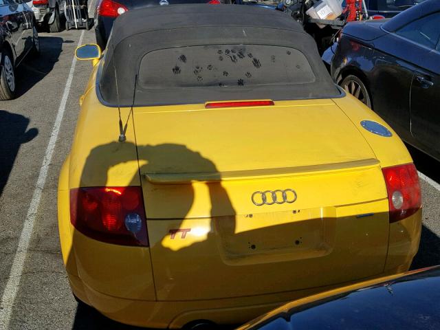 TRUUT28N431004061 - 2003 AUDI TT QUATTRO YELLOW photo 6