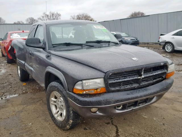 1D7GL32K44S679809 - 2004 DODGE DAKOTA SPO GRAY photo 1