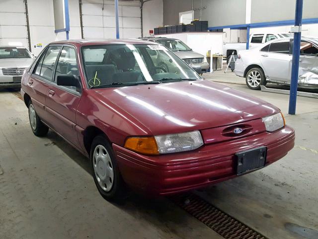 1FARP14J0RW200288 - 1994 FORD ESCORT LX RED photo 1