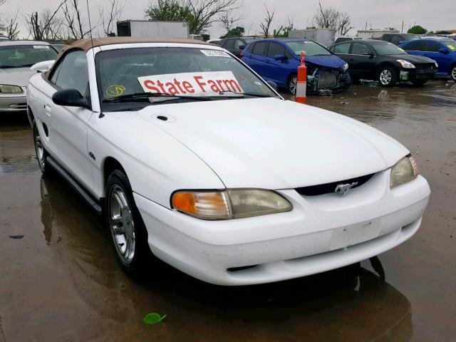 1FALP45X8TF199621 - 1996 FORD MUSTANG GT WHITE photo 1