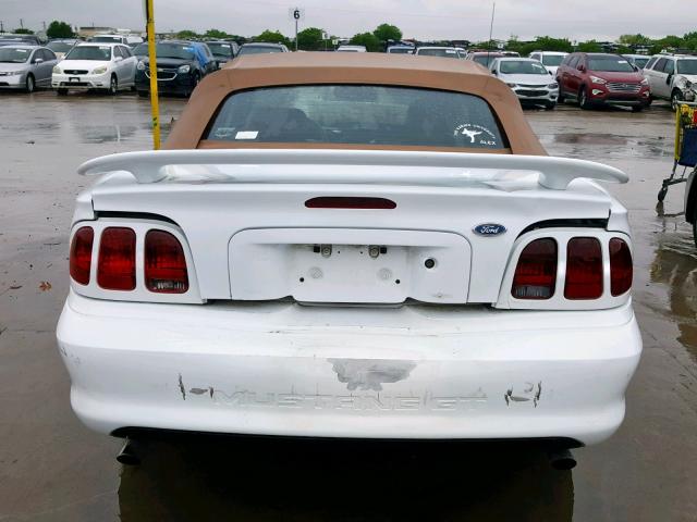 1FALP45X8TF199621 - 1996 FORD MUSTANG GT WHITE photo 9