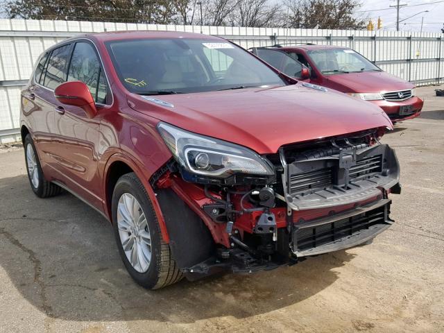 LRBFXASA3HD042800 - 2017 BUICK ENVISION P RED photo 1