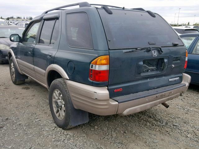 4S6DM58W514409524 - 2001 HONDA PASSPORT E 绿色 照片 3