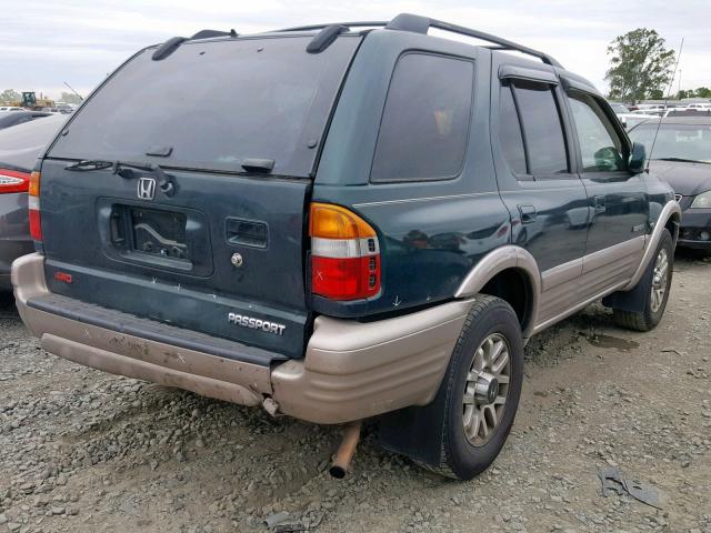 4S6DM58W514409524 - 2001 HONDA PASSPORT E 绿色 照片 4