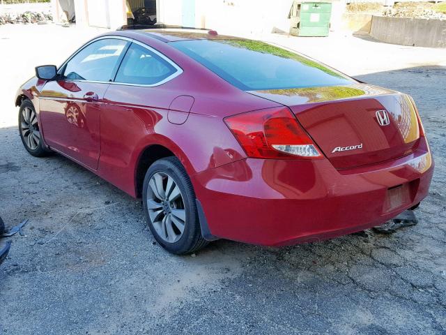 1HGCS1B80BA002992 - 2011 HONDA ACCORD EXL RED photo 3