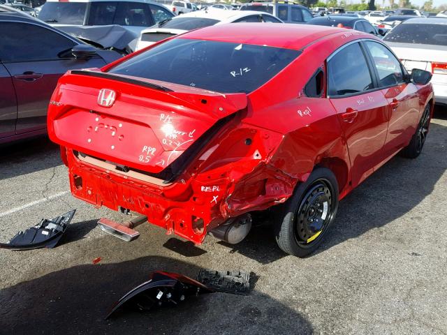 2HGFC2F82KH521067 - 2019 HONDA CIVIC SPOR RED photo 4