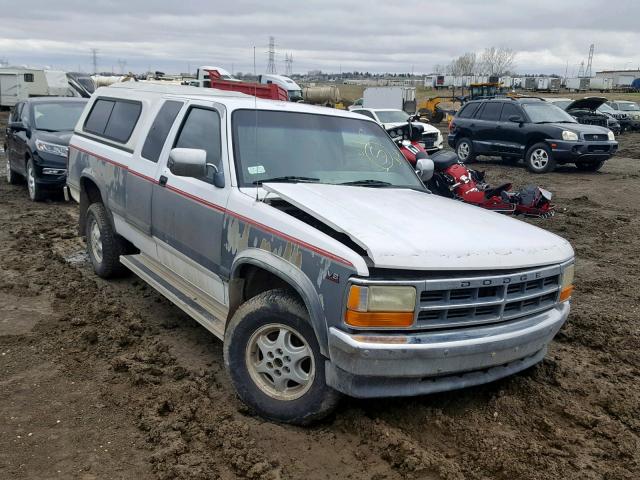 1B7GG23Y3RS575217 - 1994 DODGE DAKOTA WHITE photo 1