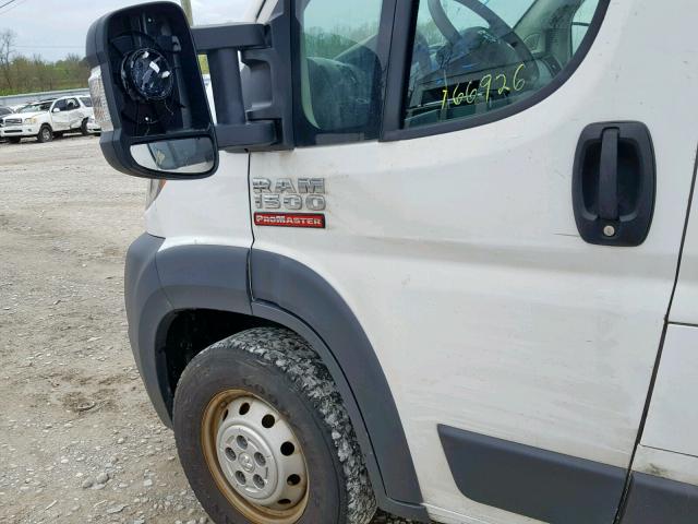 3C6TRVNGXHE500621 - 2017 RAM PROMASTER 白色 照片 9