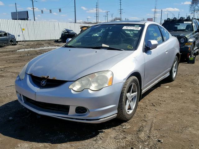 JH4DC53052C000397 - 2002 ACURA RSX TYPE-S SILVER photo 2